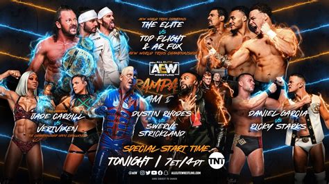 Aew Rampage Card Tonight Special Start Time