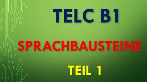 Telc B Pr Fung B Sprachbausteine B Zertifikat Deutsch