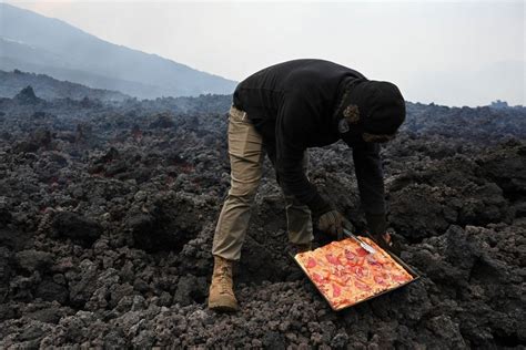 Guatemala Serves Pizza Cooked On Volcano Lava