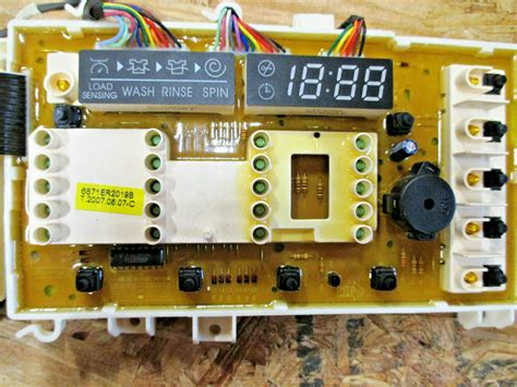 Lg Washer User Interface Display Board 6871er2019b Major Appliances Parts And Accessories