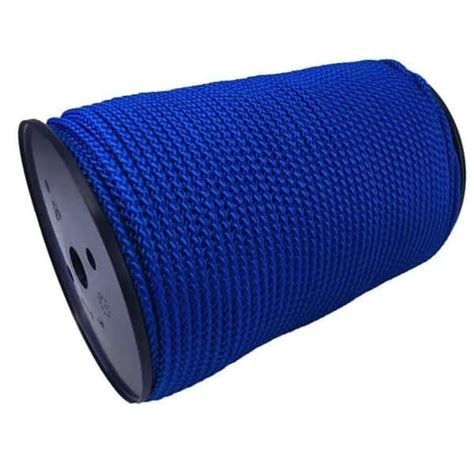 Mm Royal Blue Braided Polypropylene Bondage Rope By The Metre