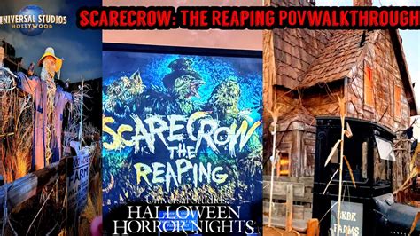 [2022] Halloween Horror Nights Scarecrow The Reaping Walkthrough Pov At