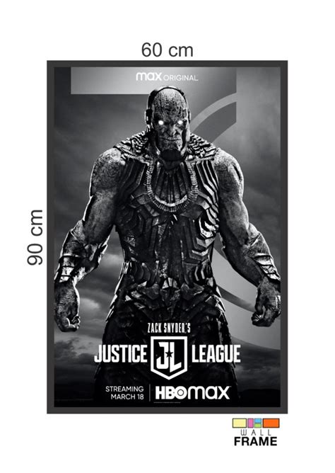 Quadro Pôster Filme Liga Da Justiça De Zack Snyder 60x90 Elo7