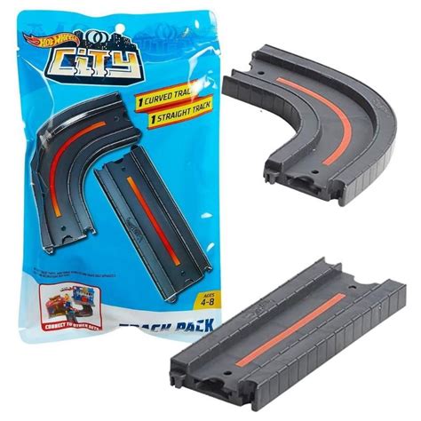 Brinquedo Hot Wheels Acessório Pistas Curva e Reta Mattel Pistas