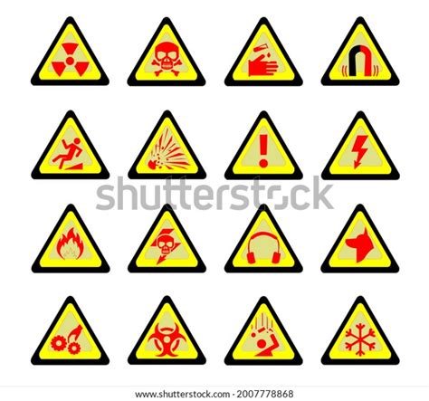 Ilustration Vector Graphic Warning Sign Perfect Stock Vector (Royalty ...