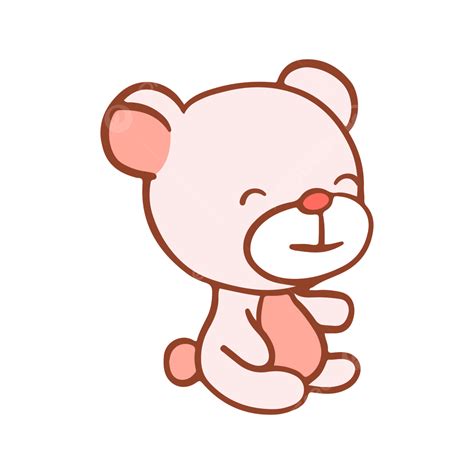 Oso Lindo Personajes De Dibujos Animados Vector Png Enamorado Oso