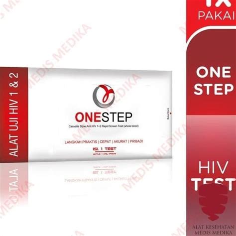 Jual Onestep Alat Tes Hiv Test Diagnosa Cek Kesehatan Uji Aids One