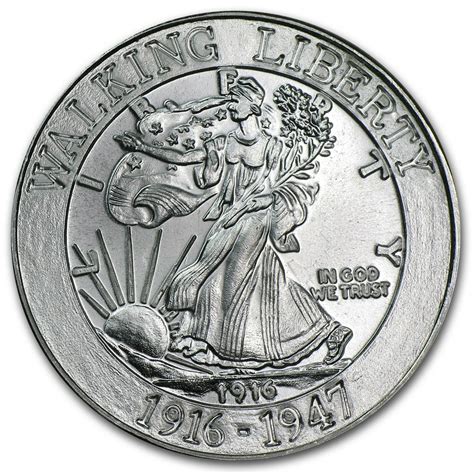 1 Oz Silver Round Walking Liberty 1916 1947