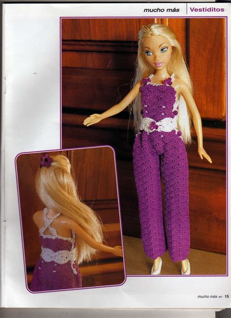 Descubrir Imagen Patrones De Ropa Para Barbie Tejida A Crochet