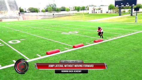 Running Back Academy - Bag Agility - Jump Cut Drill - YouTube