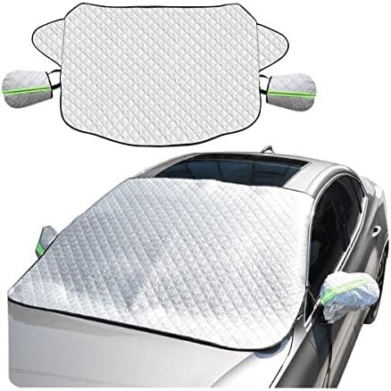 Amazon 8sanlione Car Windshield Snow Cover With Side Mirror Cover