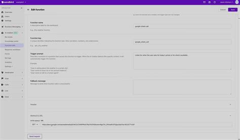 Integrate Sendbird AI Chatbot with Google Sheets (No code tutorial