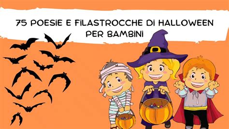 Poesie E Filastrocche Di Halloween Per Bambini Sostegno