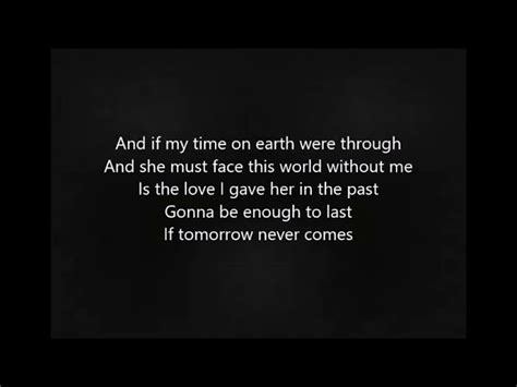 If Tomorrow Never Comes By Garth Brokks Lyrics Chords Chordify