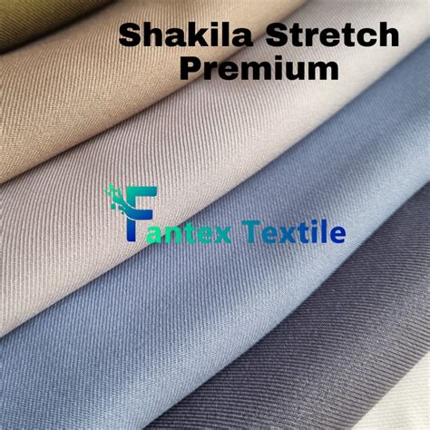 Jual Harga Per Cm Bahan Kain Shakila Premium Sakila Samira Twill