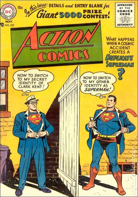 Action Comics (1938 DC) comic books 1956-1969 | Dc comic books ...