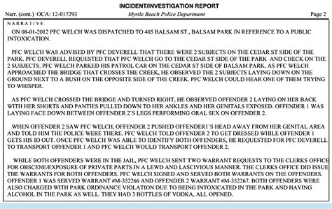 Cop Catches Man 76 Performing Oral Sex On Woman 64 In South Carolina Park The Smoking Gun
