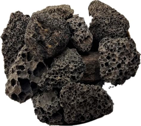 Amazon LIFEBESTONE 1 2 2 Black Lava Rocks For Fire Pit Rocks For