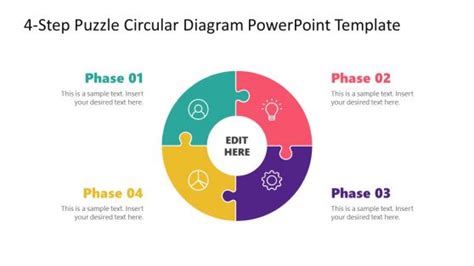 4 Segments Powerpoint Templates