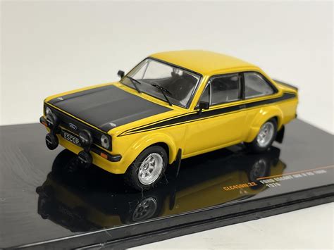 Ford Escort MK II RS 1800 1976 Jaune 1 43 Échelle IXO Modèles CLC450N