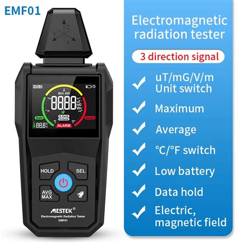 Mestek-Electromagnetic-Radiation-Tester-Detector-emf-Meter-Electric ...