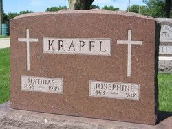 Josephine Nurre Krapfl M Morial Find A Grave