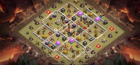 Best War Base Th11 With Link Town Hall Level 11 Cwl Base Copy 99