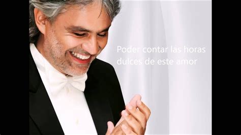 Andrea Bocelli Historia De Amor With Lyrics Youtube