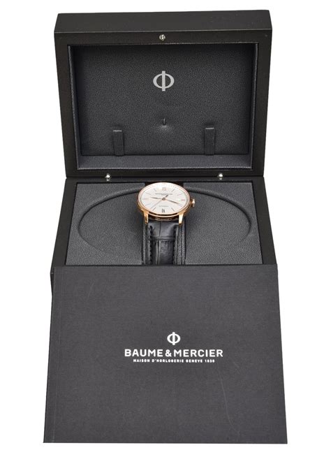 New Baume Mercier Classima Automatic K Pink Gold Titanium