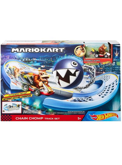 Hot Wheels Mariokart Chain Chomp Track Set Gky