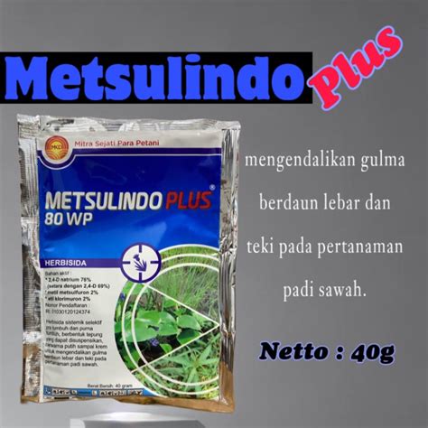 Jual Herbisida Metsulindo Plus 80wp 100g Shopee Indonesia