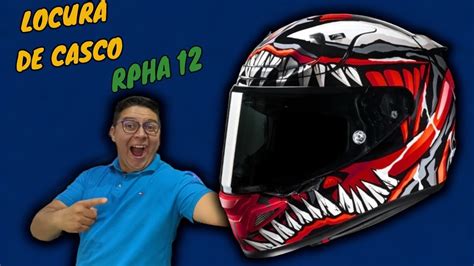 ME ENAMORÉ NUEVO HJC RPHA 12 MAXIMIZED VENOM I Ovi Bike YouTube