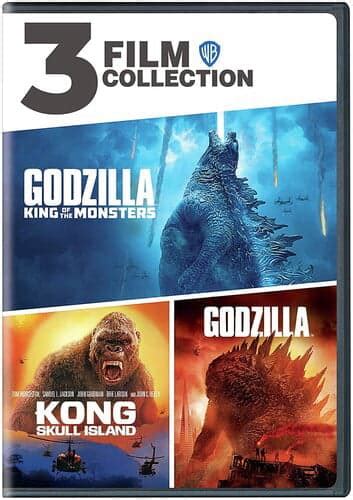 Godzilla / Kong: Skull Island / Godzilla: King of the Monsters (DVD ...