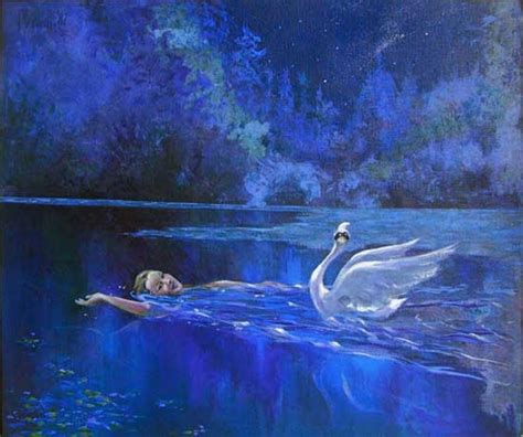 Leda Y El Cisne Como Ledas En El Agua