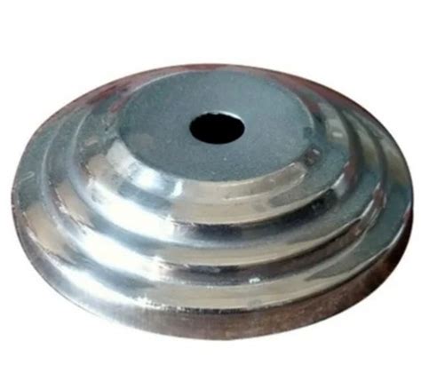 Cm Grams Round Polished Finish Stainless Steel Railing Base