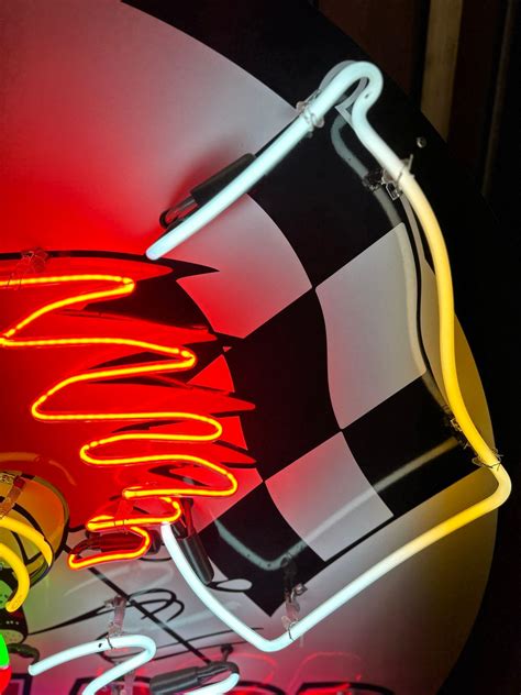 Vintage Hot Rod Garage Neon Sign For Sale At StDibs Garage Neon Signs