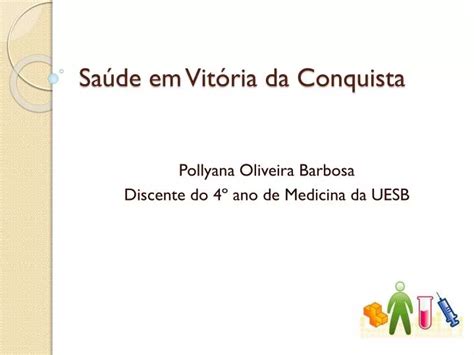 PPT Saúde em Vitória da Conquista PowerPoint Presentation free