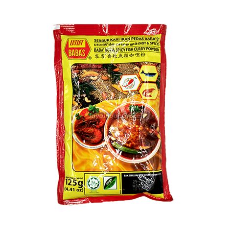 Baba S Hot Spicy Fish Curry Powder 125g Jaya Indah Grocer