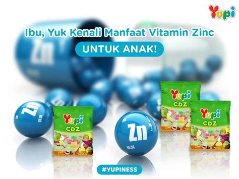 Ibu Yuk Kenali Manfaat Vitamin Zinc Untuk Anak Yupi