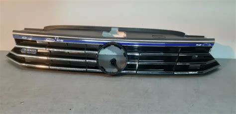 Vw Passat B Gte Genuine Front Bumper Upper Grill Pn G B