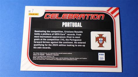 Panini Donruss Fifa Soccer Celebration Cristiano Ronaldo