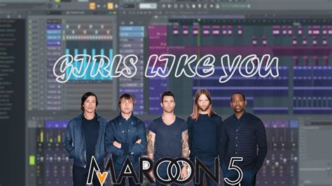 Maroon 5 Girls Like You Ft Cardi B Instrumental Remake Youtube