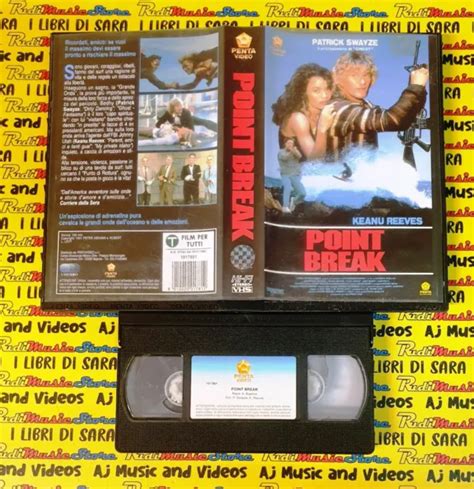 VHS FILM POINT BREAK 1991 Keanu Reeves Patrick Swayze PENTA VIDEO