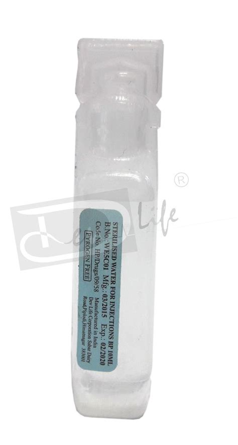 Liquid Sterile Water at best price in Mumbai | ID: 3737129173