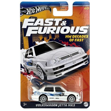 Hot Wheels Silver Series Volkswagen Jetta Mk Fast Furious Hw Decades Of Fast Baebe