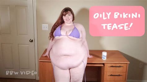 Oily Bikini Tease BBW Marzipan Clips4sale
