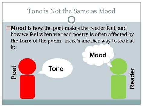 Tone And Mood In Poetry Its What You