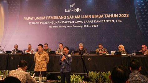 Rupslb 2023 Ini Susunan Direksi Dan Komisaris Baru Bank Bjb