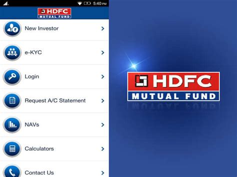 Hdfcmfmobile App By Hdfc Mf Mutual Fund Apps For Easy Investing The