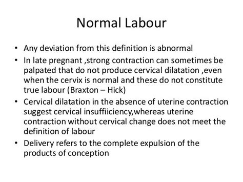 Normal Labor